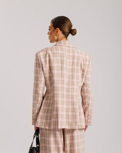 Tailleur a quadretti ROSA - ECL13652
