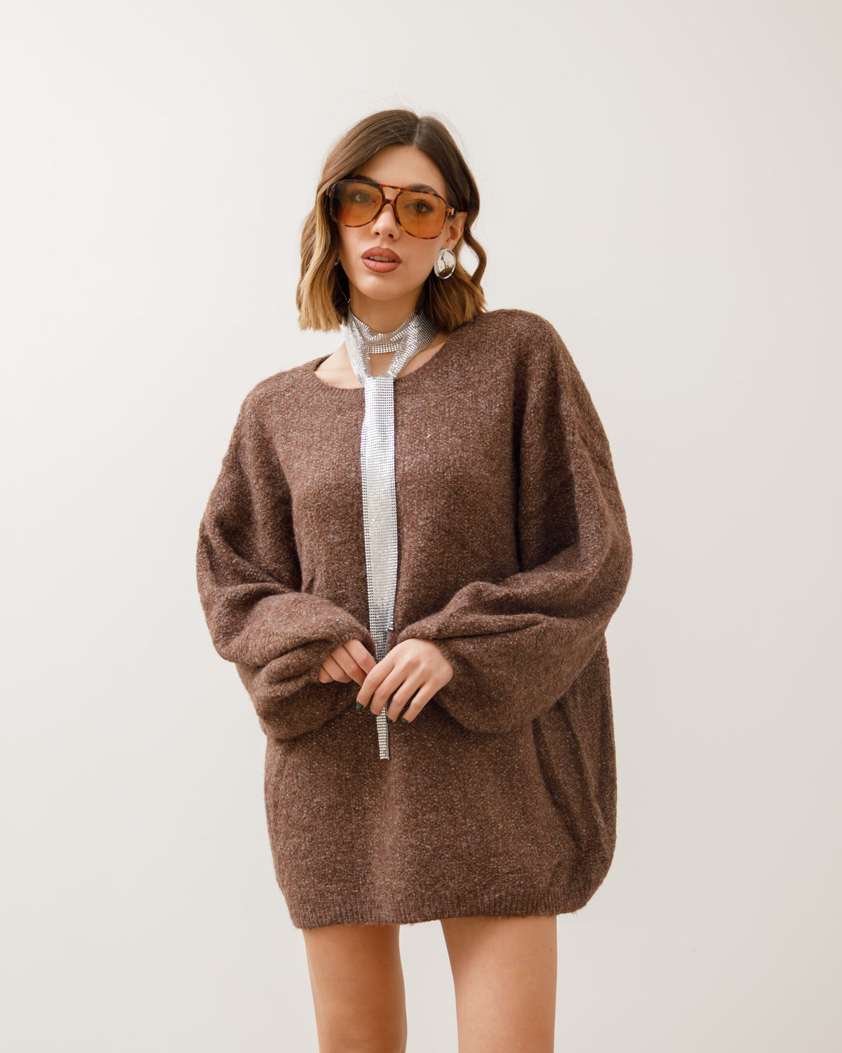 Maglione in lana oversize - PL12272