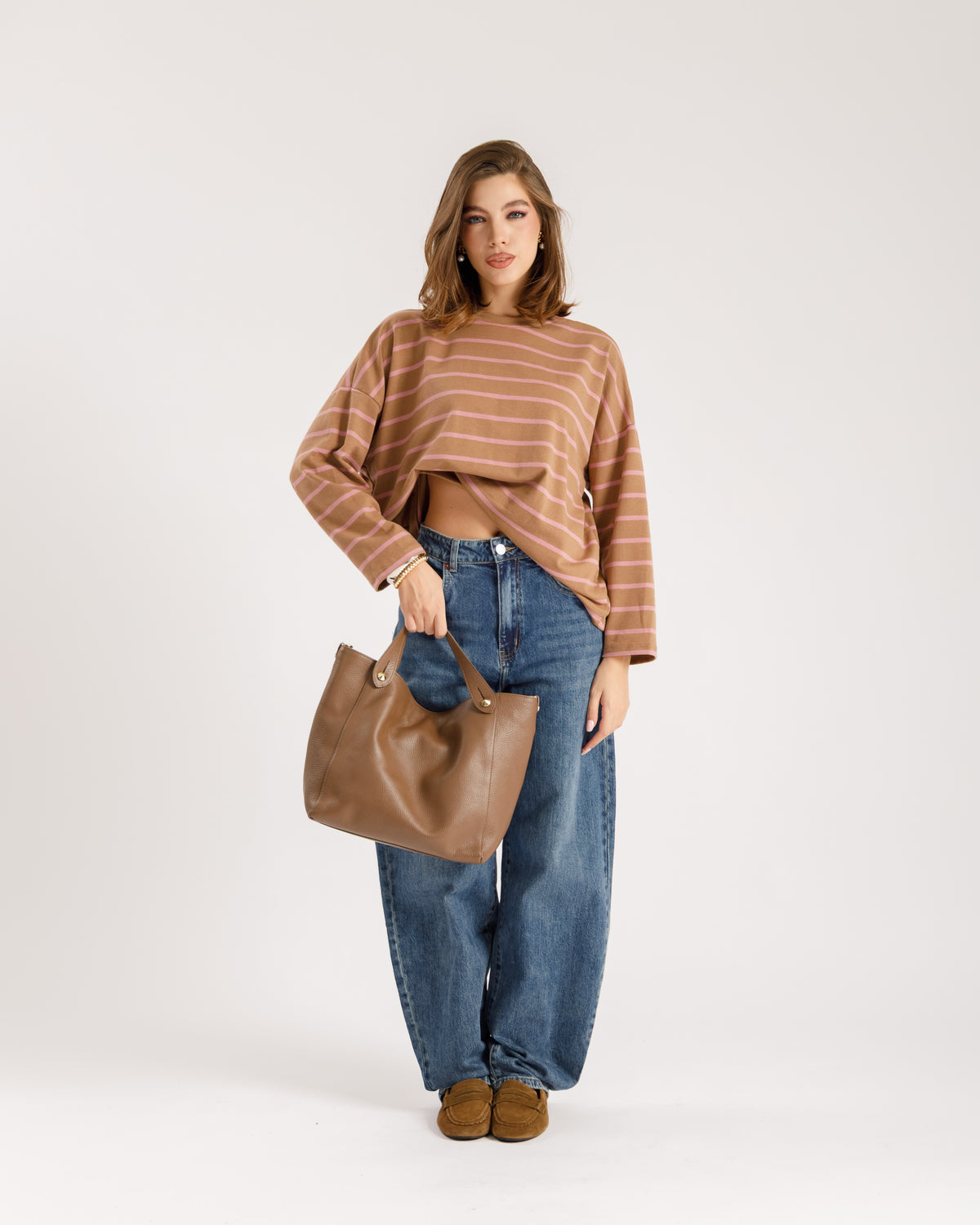 Maglia long sleeve a righe - 3225