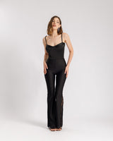 Coord-set lycra e pizzo - 6025