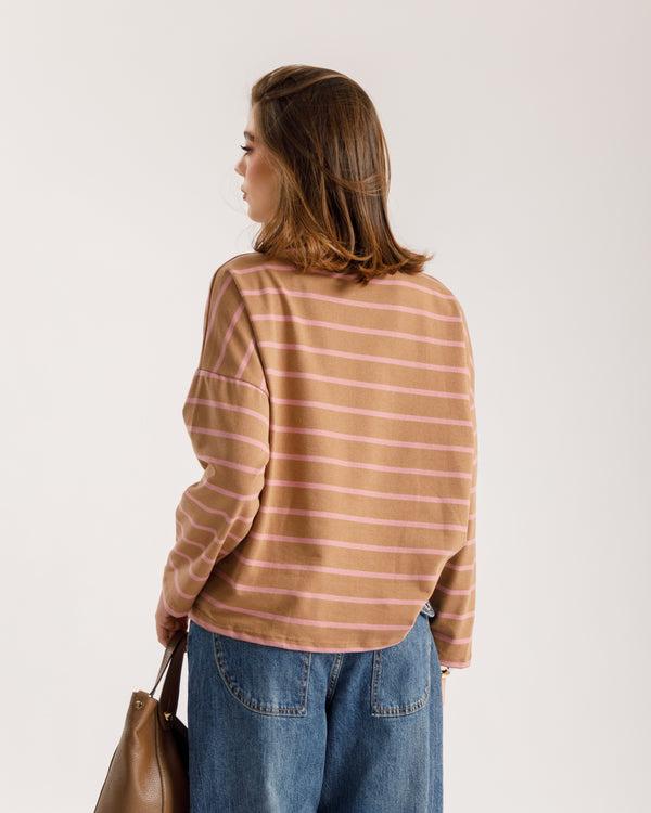 Maglia long sleeve a righe - 3225