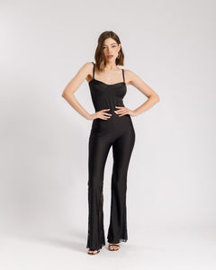 Coord-set lycra e pizzo - 6025