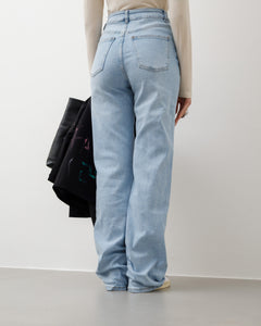 Jeans wide leg blu chiaro - 9380