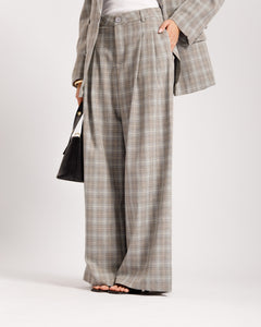 Tailleur a quadretti GRIGIO - ECL13652