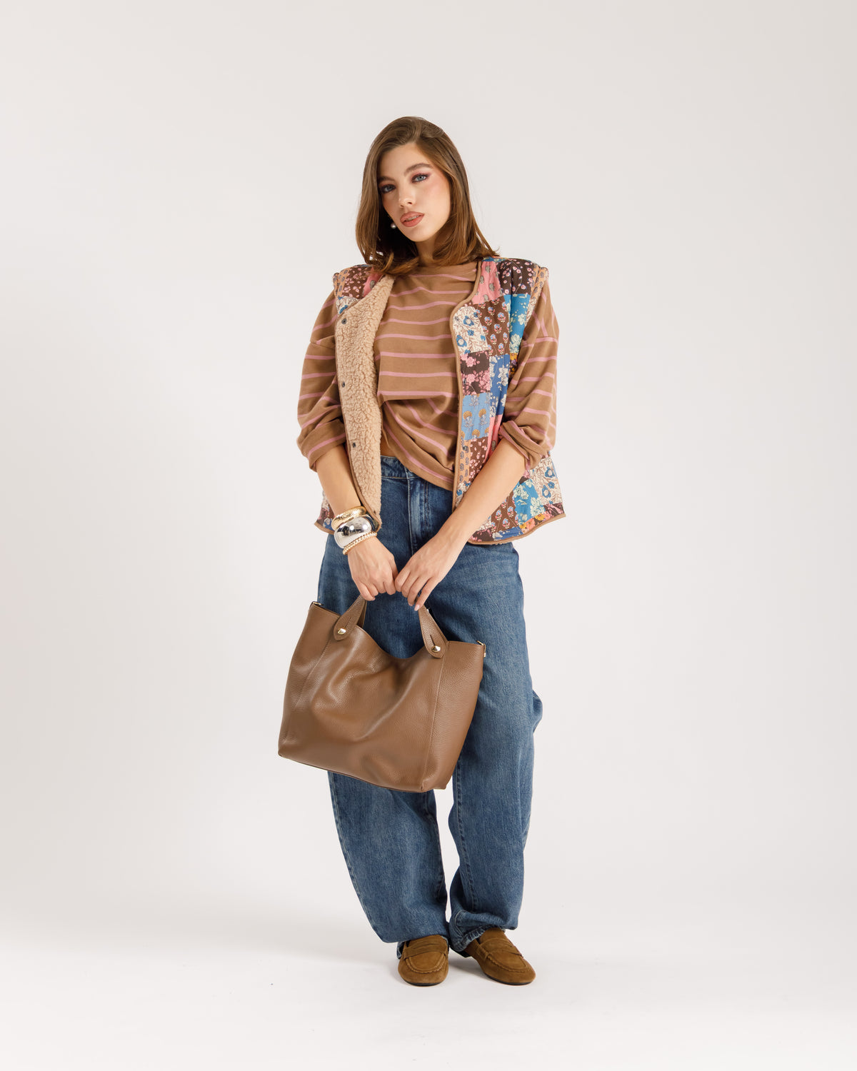 Gilet patchwork - G150515