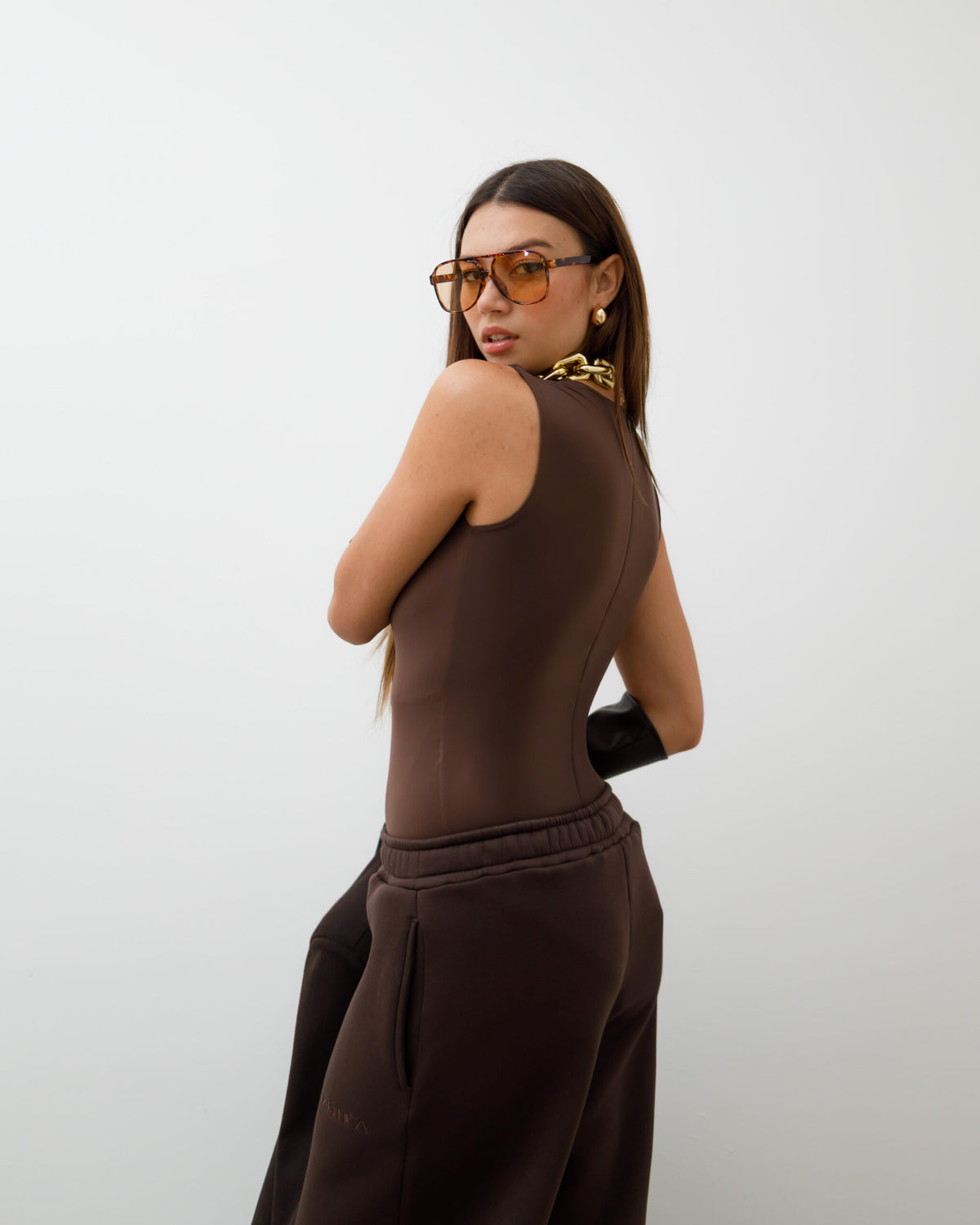 Body in lycra scollato ALTHÉA - C128