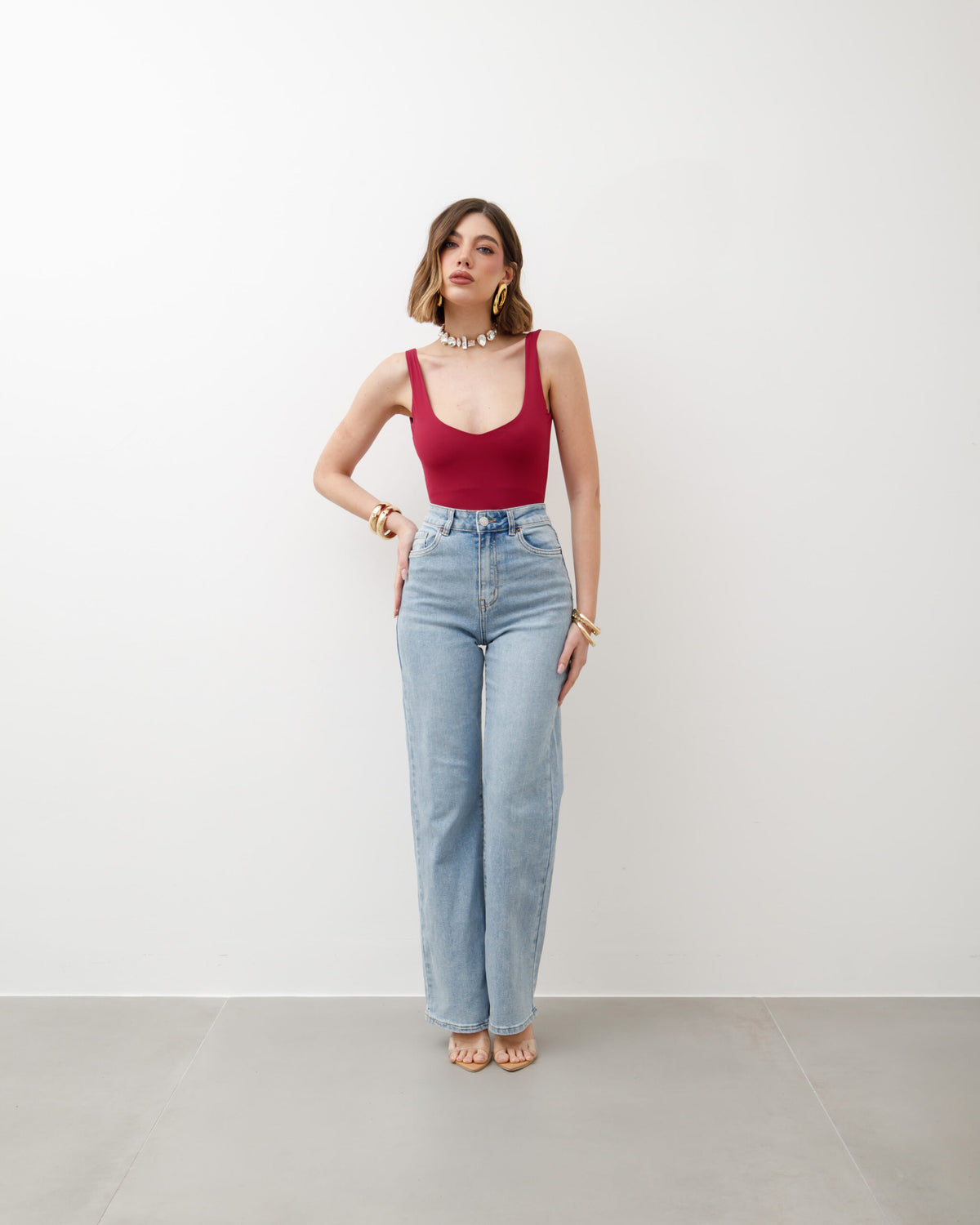 Jeans flare - 8649