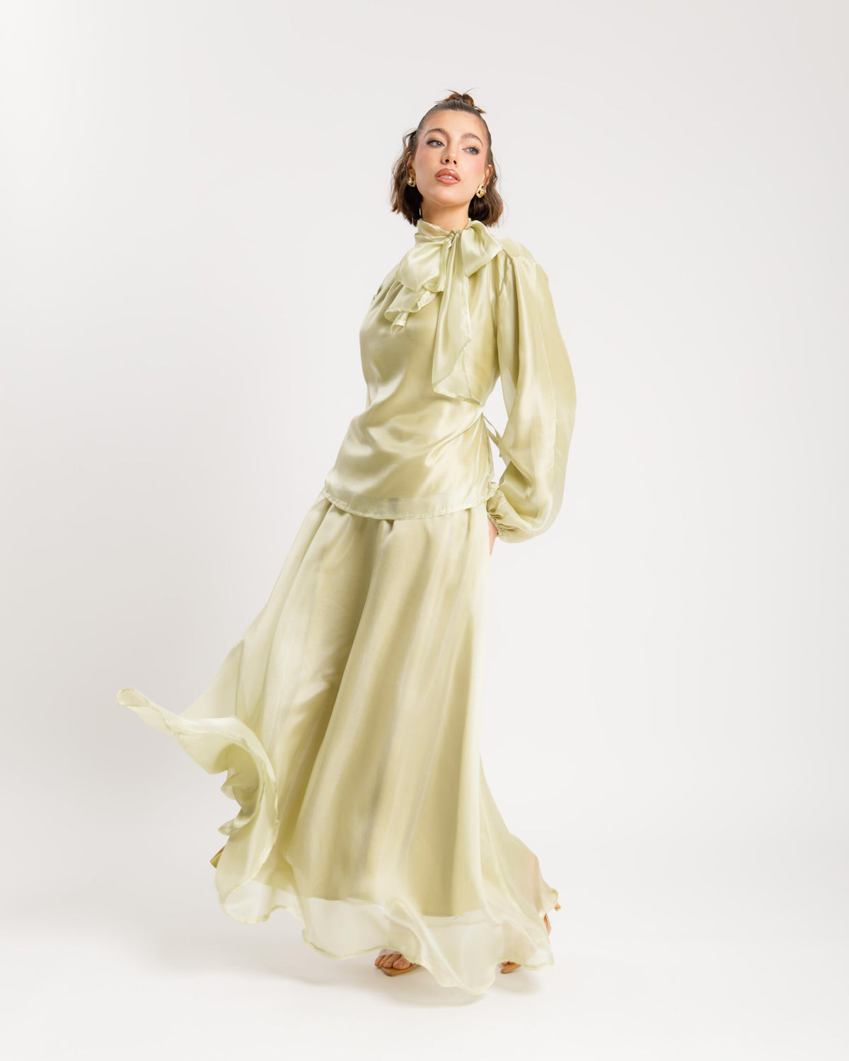 Coord-set in organza - PF459