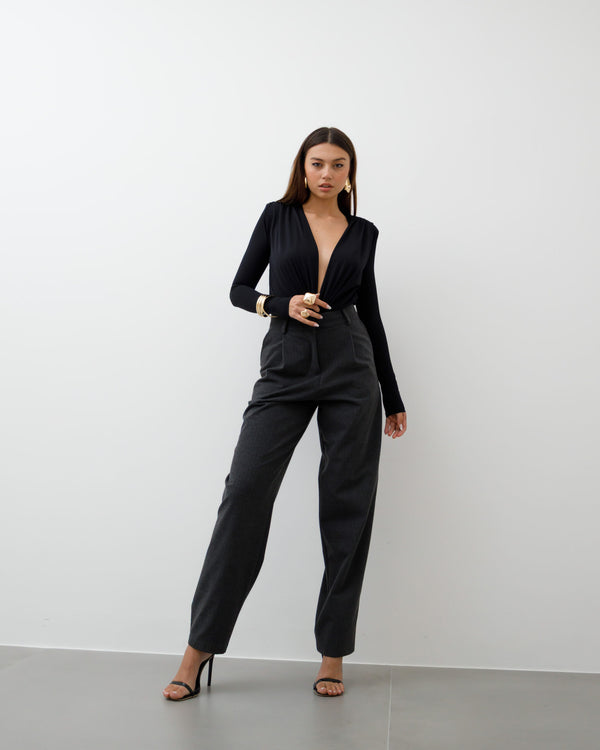Body in lycra con spallina e scollo ALTHÉA - C164