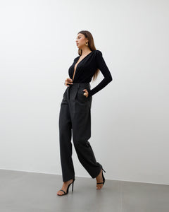 Body in lycra con spallina e scollo ALTHÉA - C164