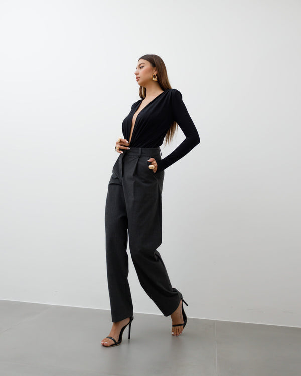 Body in lycra con spallina e scollo ALTHÉA - C164