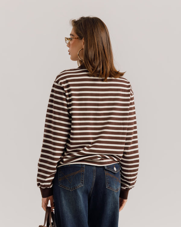 Maglia polo a righe - 5641