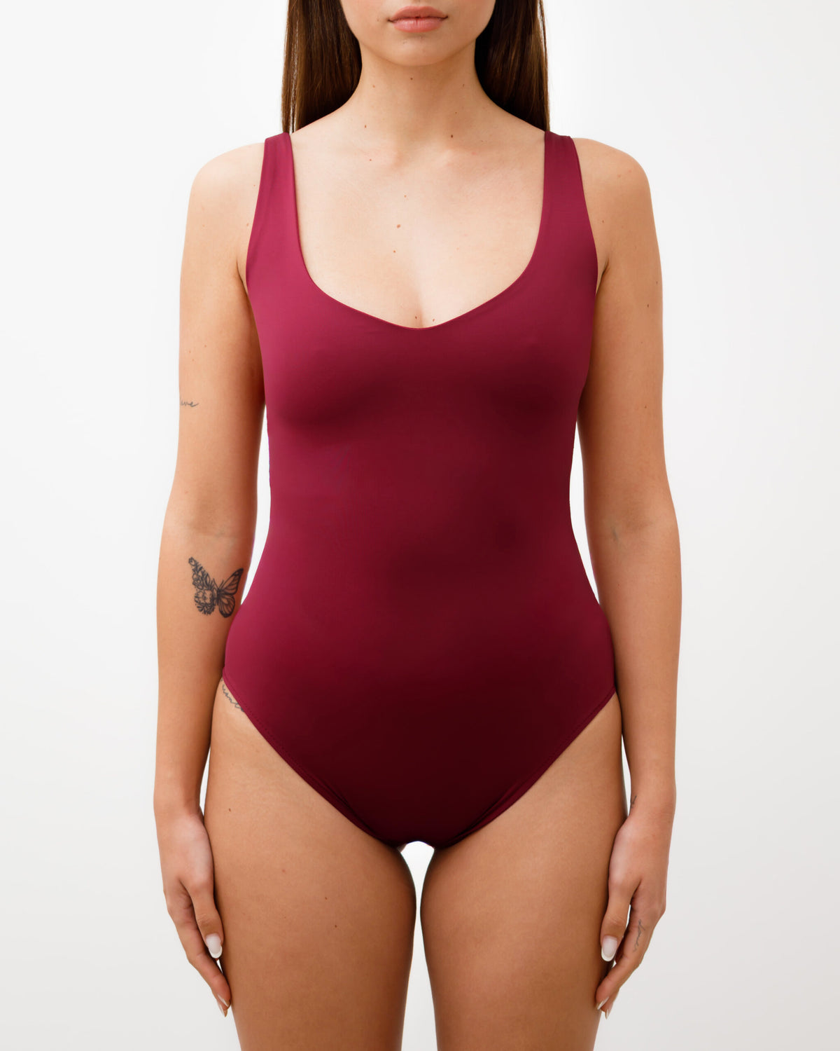 Body in lycra scollo profondo ALTHÉA - C130