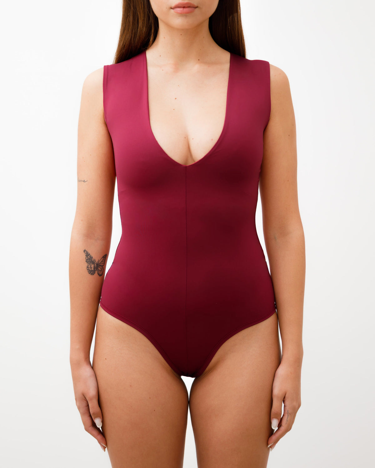 Body in lycra scollato ALTHÉA - C128