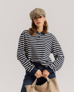 Maglia polo a righe - 5641