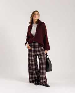 Maglione in lana con zip - AL3903