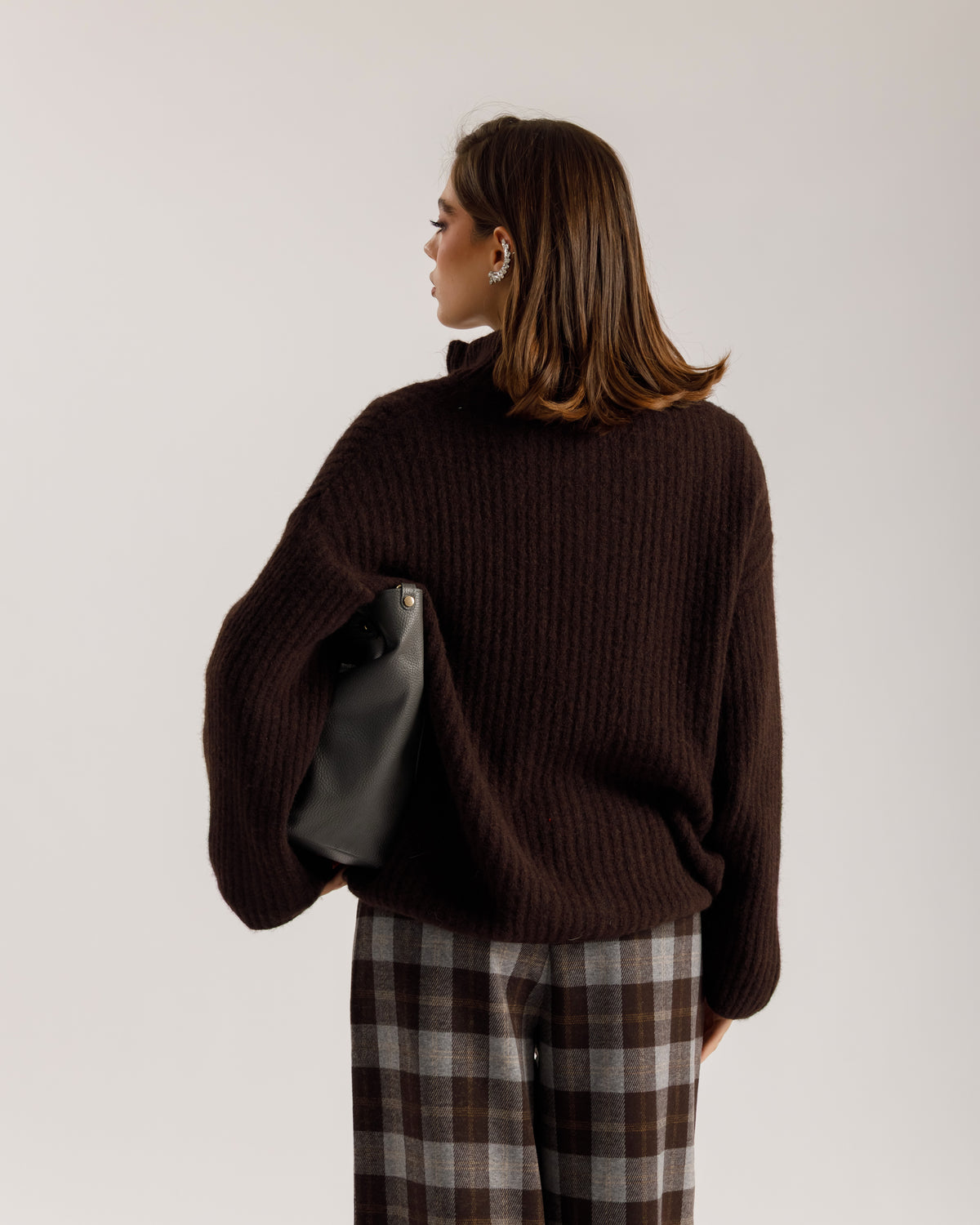 Maglione in lana con zip - AL3903