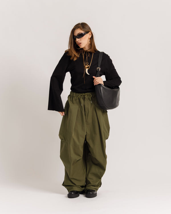 Pantaloni baggy riprese - P16921