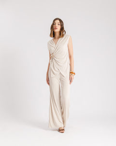 Coord-set in maglia con dettaglio - 22366
