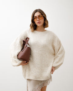 Maglione in lana oversize - PL12272