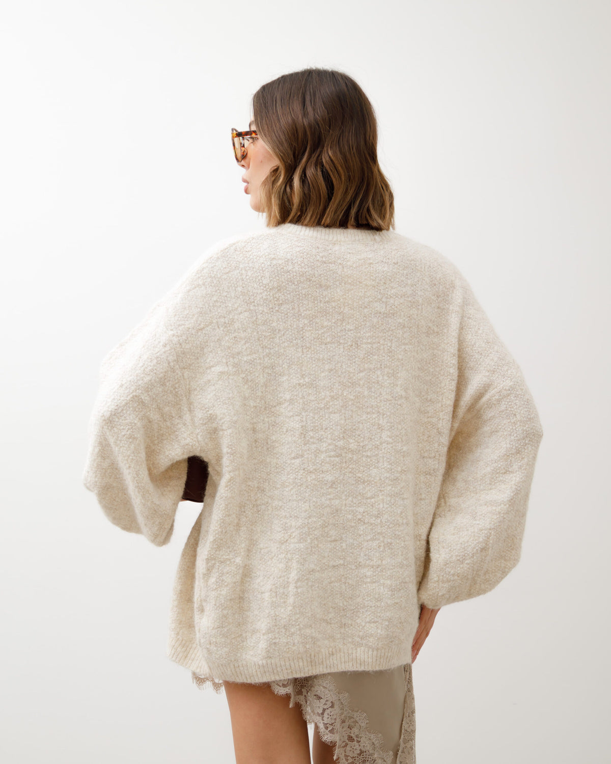 Maglione in lana oversize - PL12272