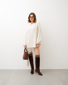 Maglione in lana oversize - PL12272
