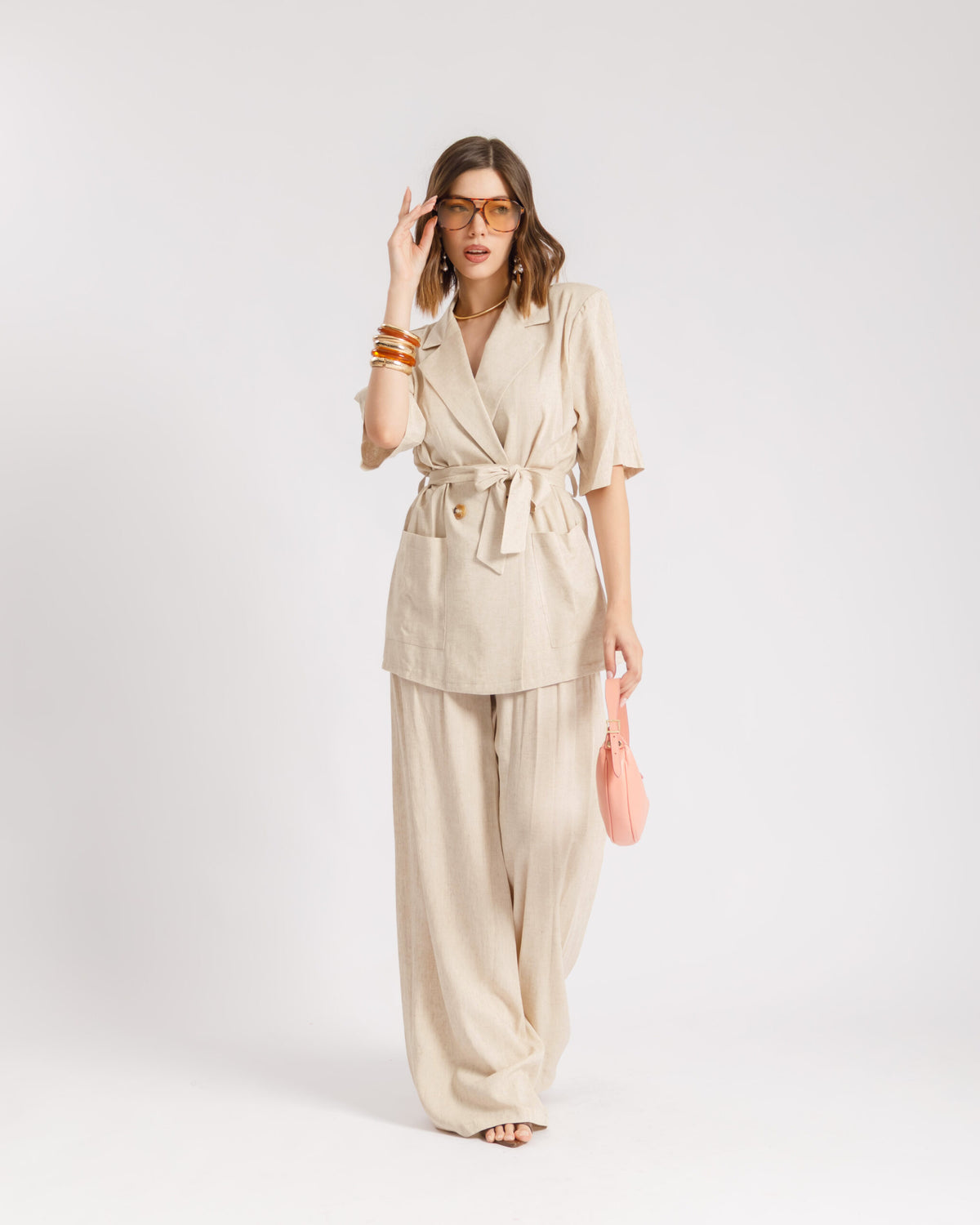 Tailleur in misto lino - 26246