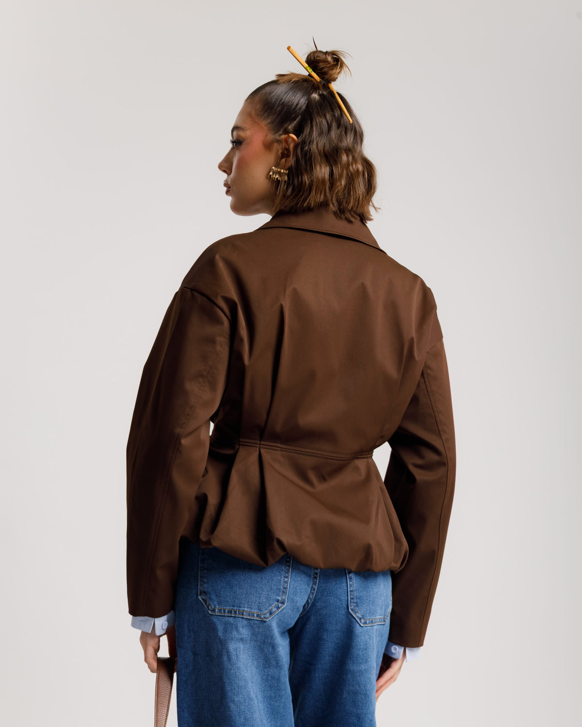 Trench corto MARRONE - 3185