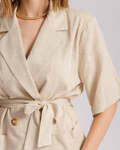 Tailleur in misto lino - 26246