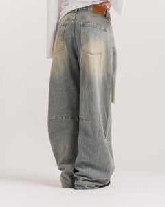 Jeans baggy con strappi - A5230
