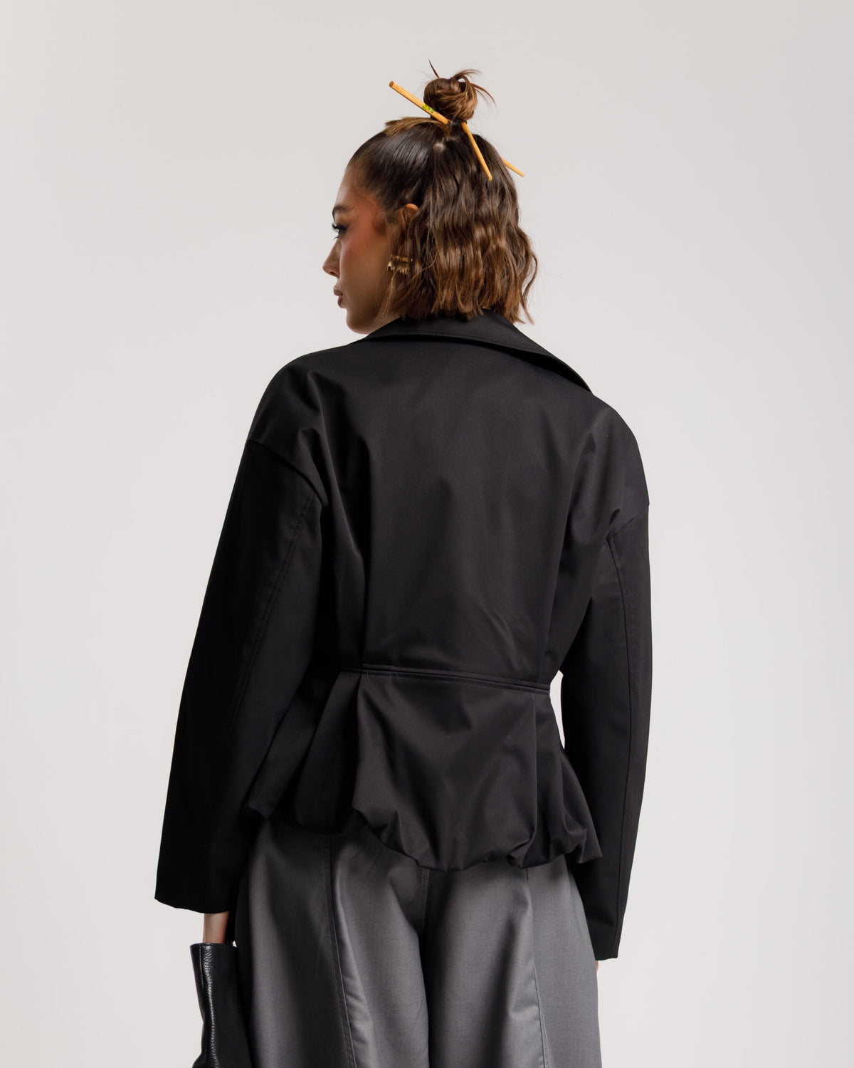 Trench corto NERO - 3185