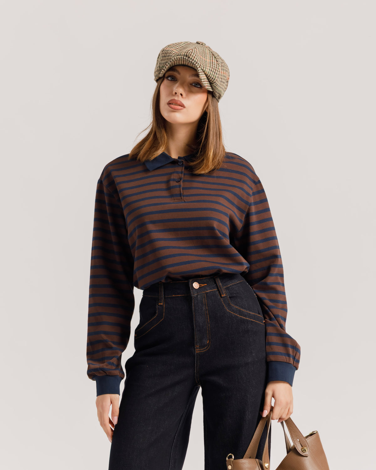 Maglia polo a righe - 5641