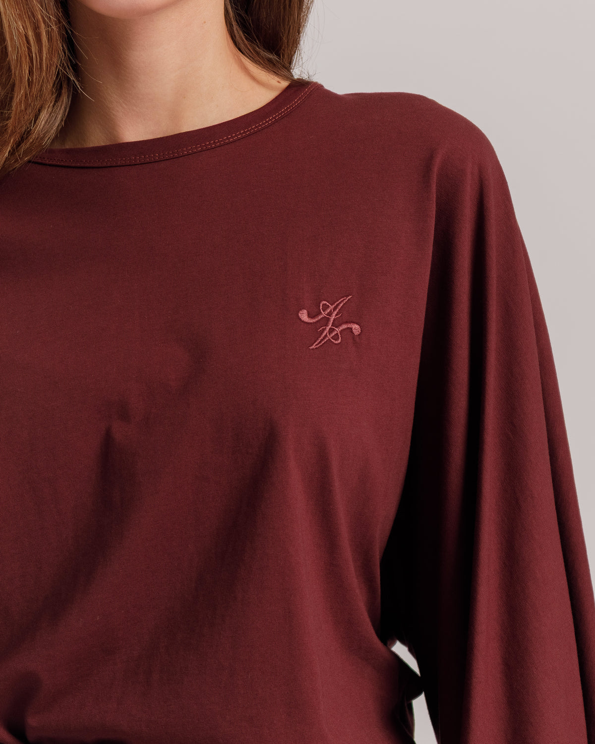 Maglia Althèa long sleeve BORDEAUX - C279