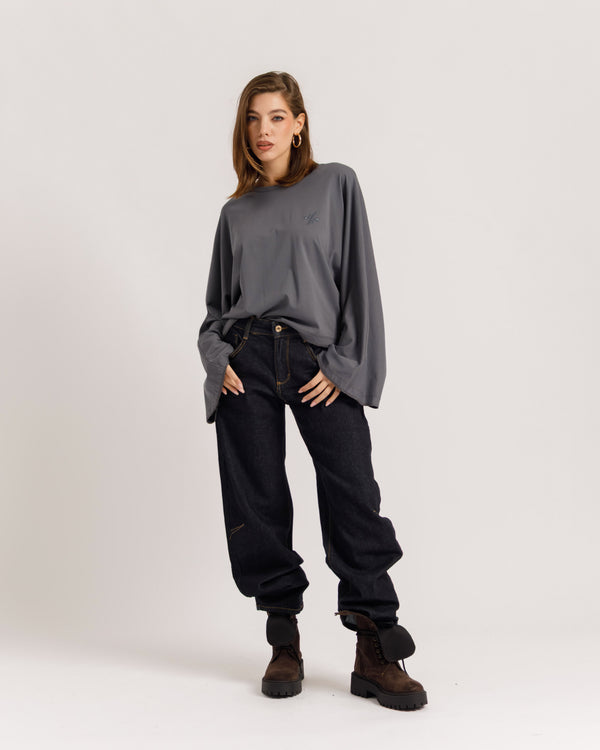 Maglia Althèa long sleeve GRIGIO PIOMBO - C281