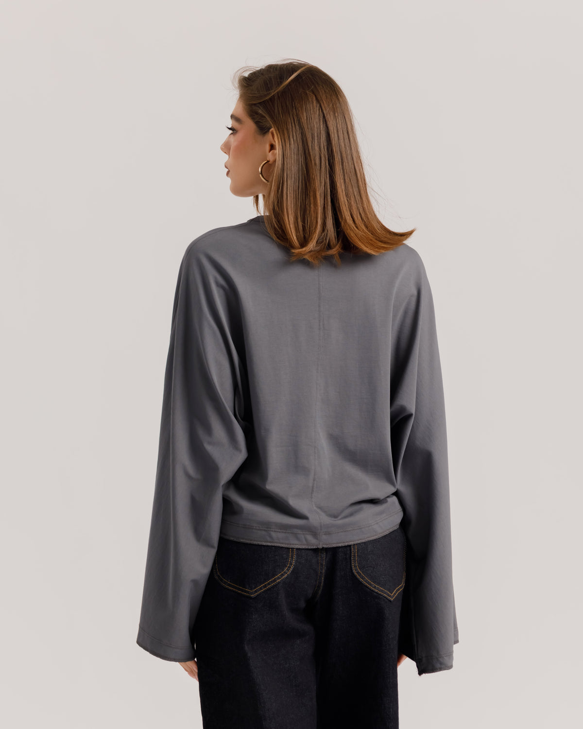 Maglia Althèa long sleeve GRIGIO PIOMBO - C279