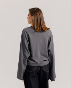 Maglia Althèa long sleeve GRIGIO PIOMBO - C279
