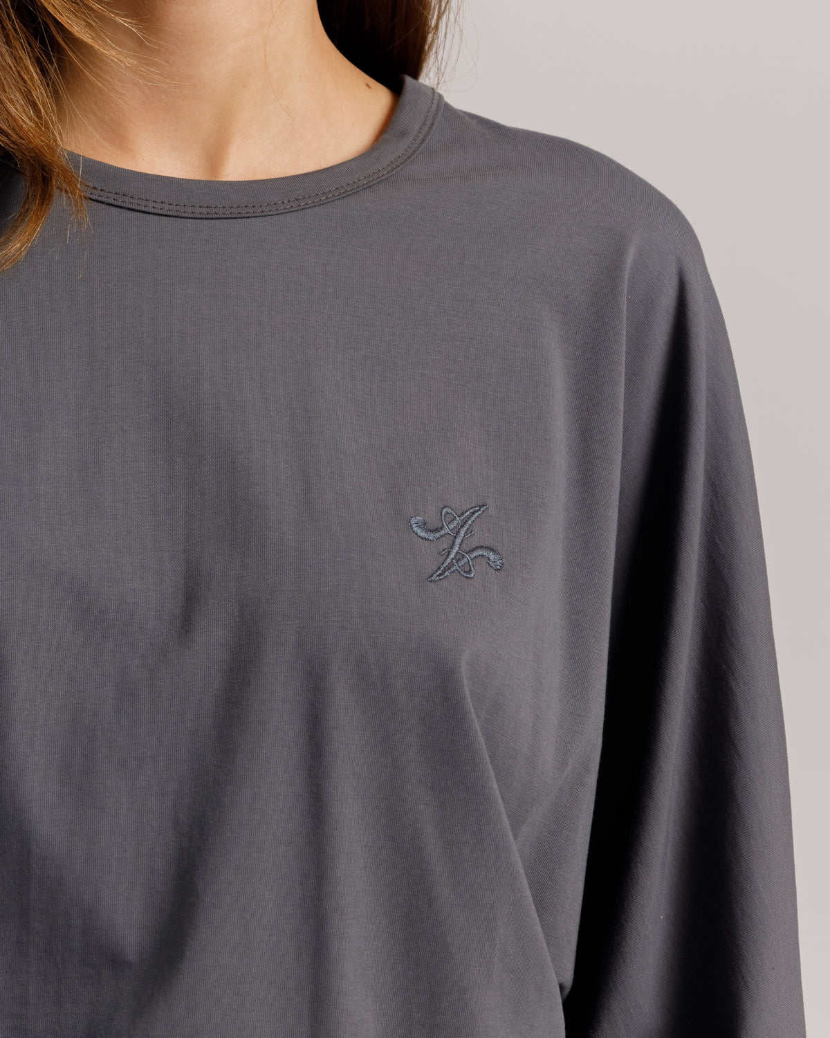 Maglia Althèa long sleeve GRIGIO PIOMBO - C279