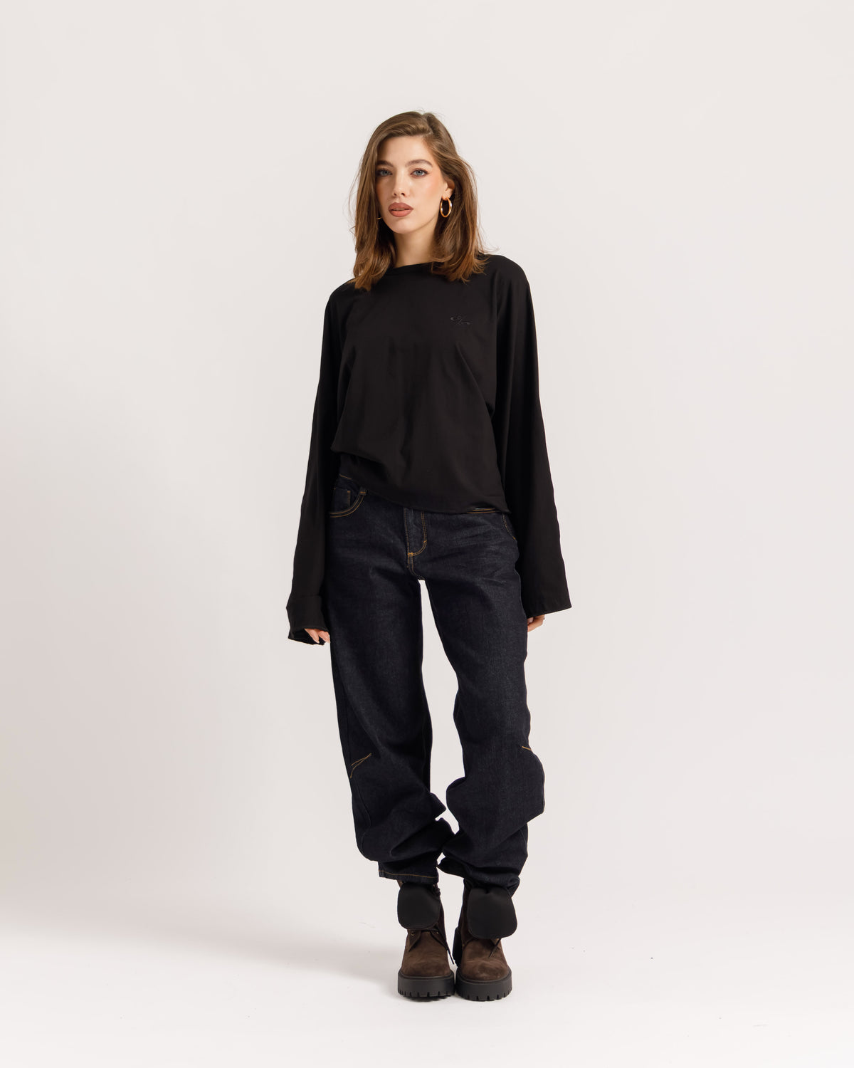 Maglia Althèa long sleeve NERA  - C279