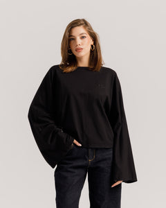 Maglia Althèa long sleeve NERA  - C279