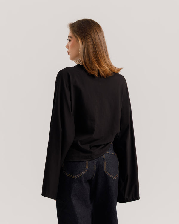 Maglia Althèa long sleeve NERA  - C281
