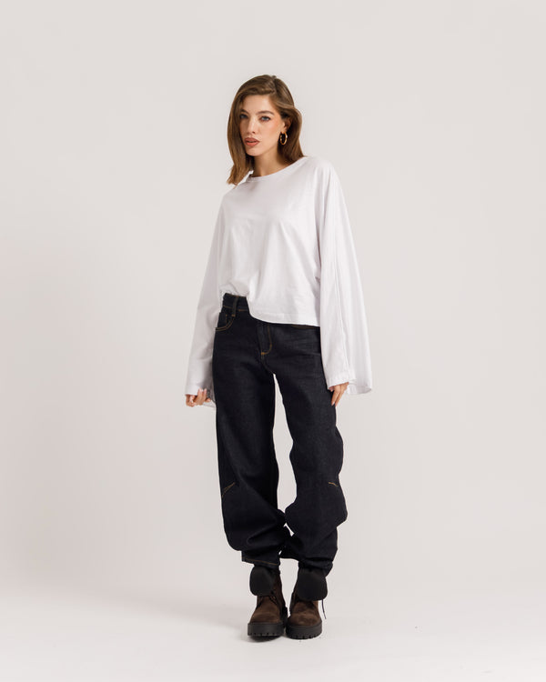 Maglia Althèa long sleeve BIANCA - C281