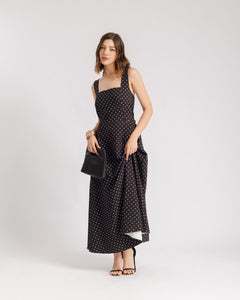 Abito lungo a pois - 26298