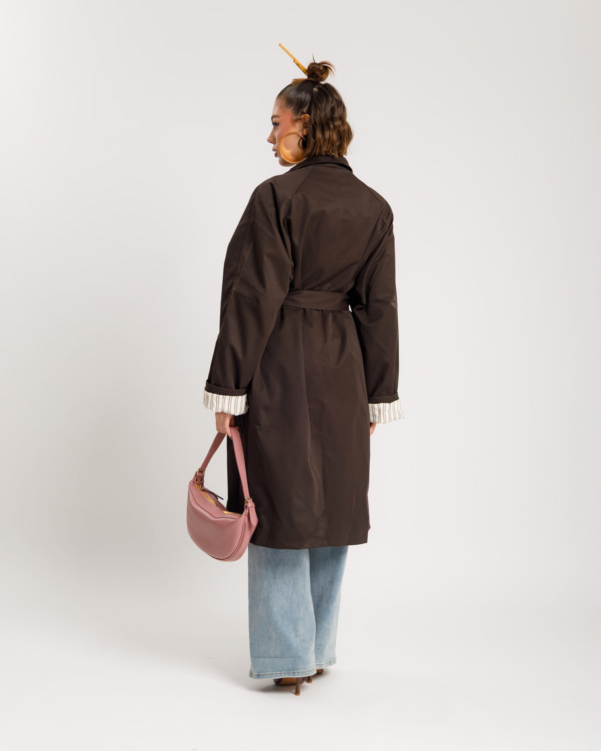 Trench con collo alto - 3163