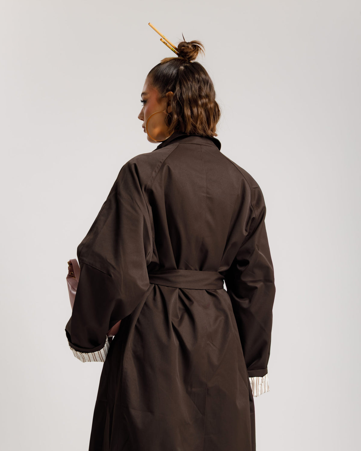 Trench con collo alto - 3163