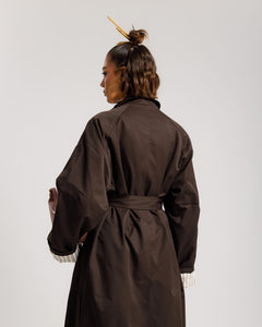 Trench con collo alto - 3163