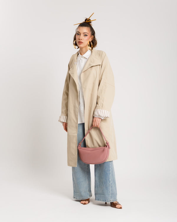Trench con collo alto - 3163