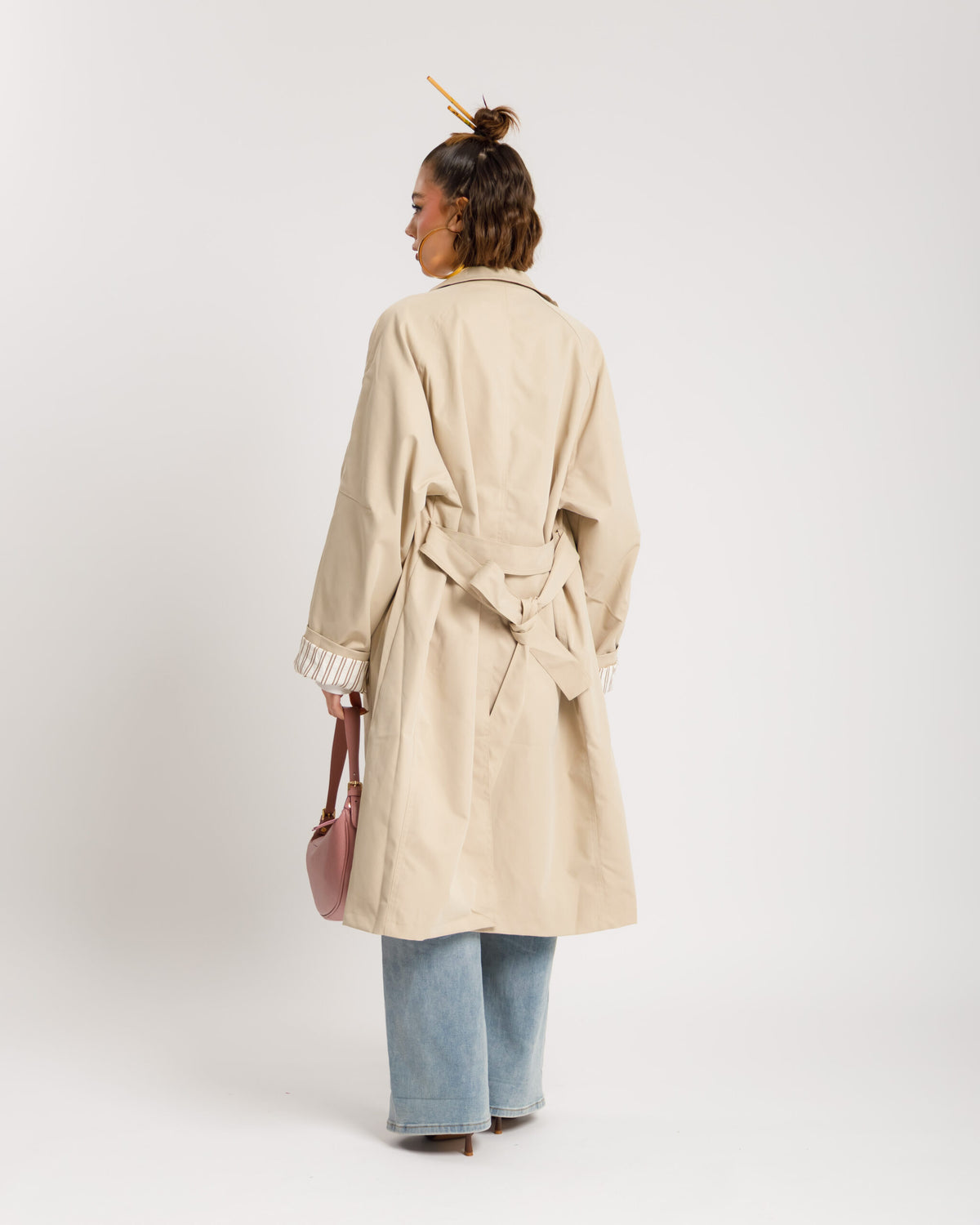 Trench con collo alto - 3163
