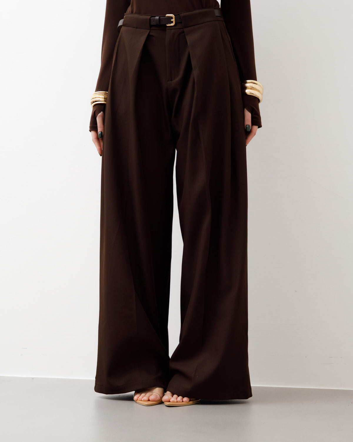Pantaloni palazzo con cintura - 773 Nos