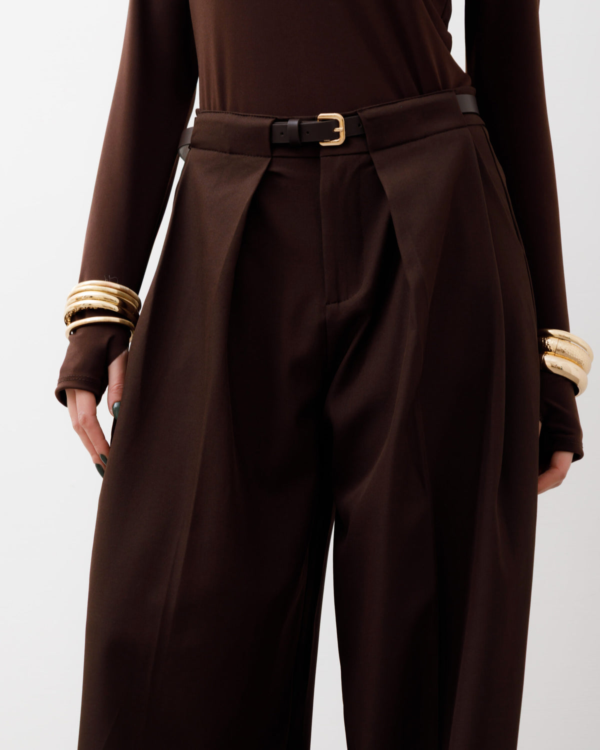 Pantaloni palazzo con cintura - 773 Nos