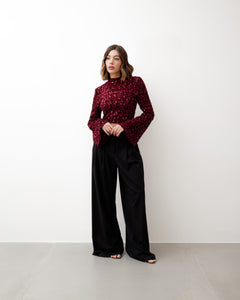 Maglia con colletto e paillettes - 23531 SLC
